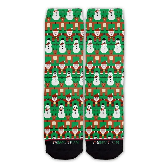 Function - 90's Cup Collage Fashion Socks Solo Soda Jazzy Paper Straw Pattern
