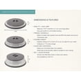 thumbnail image 4 of Bol à Micro-Ondes Extensible et Couvercle de Vaisselle (Gris - Lot de 2), 4 of 5