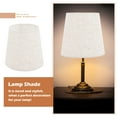 thumbnail image 2 of Monyance Drum Lamp Shade Fabric Cloth Lamp Shade E14 Lampshade Table Light Chandelier Cloth Lampshade(5.51X5.12X3.54Inches), 2 of 10