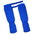 thumbnail image 3 of harayaa Shin Instep Guards Elastic Cloth Thick Leg Guards for Martial Arts Sanda Mma Blue Color M, 3 of 9