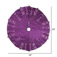 thumbnail image 5 of Vickerman Decorative 60" Romance Collection Christmas Tree Skirt, 5 of 6