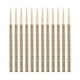 thumbnail image 2 of Paquete de 12 palitos de manzana acaramelada de 15 cm, para brochetas, para cócteles oro, 2 of 9