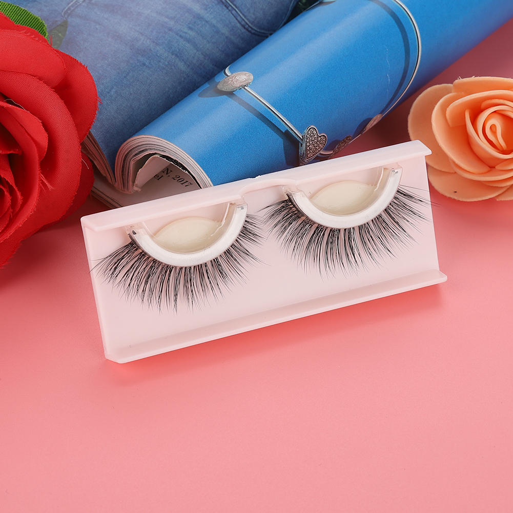 Mgaxyff Mink Selfadhesive Eyelashes No Stimulation 3D Eyelashes No