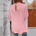 thumbnail image 5 of Women's New Printed Sleeve Color Matching Top Womens Oversized Tee Exercise Tops Large Shirt for Women Layering Tee Long Sleeve Women Womens Short Sleeve Athletic Tops Short Sleeve Womens Swim Shirt, 5 of 8