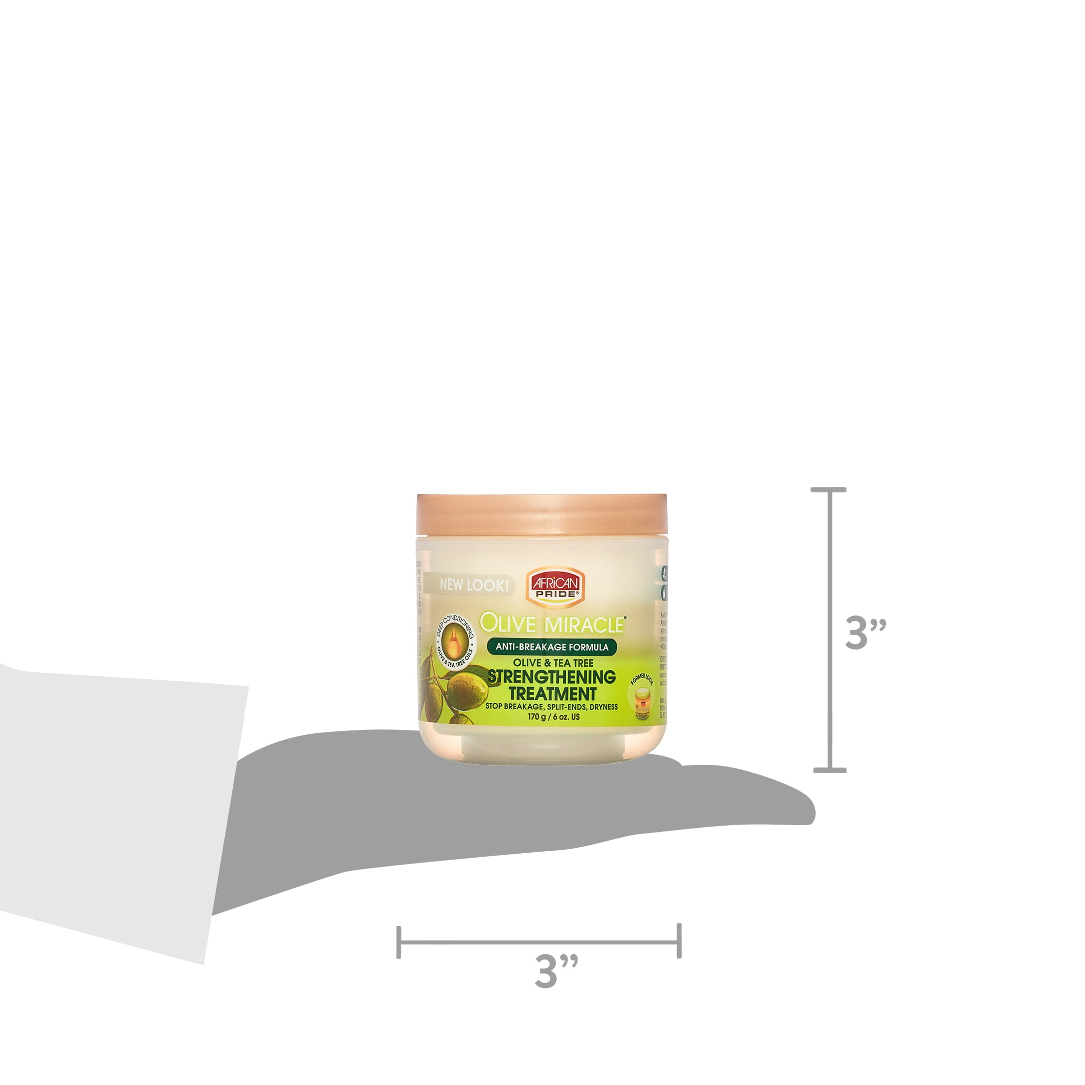 (2 pack) African Pride Olive Miracle anti-Breakage Formula Hair Creme 6 oz Jar