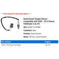 thumbnail image 2 of Downstream Oxygen Sensor - Compatible with 2008 - 2012 Nissan Pathfinder 5.6L V8 2009 2010 2011, 2 of 2