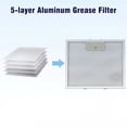 thumbnail image 4 of Mesh Extractor Vent Filter Aluminized Metal Mesh Silver Vent Filter 210x250x9mm Cooker Cooker Hood Filters Lasting, 4 of 9