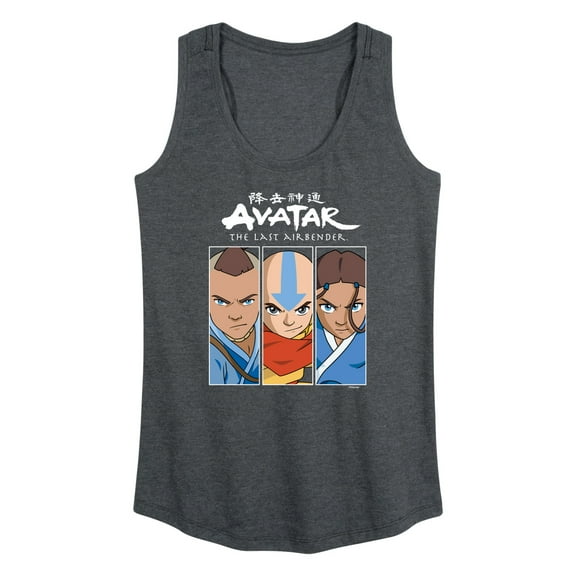 Avatar - The Last Airbender - Sokka Aang Katara - Women's Racerback Tank Top