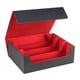 thumbnail image 2 of 2X 1800+ Card Deck Case para Trading Cards, Magnetic Card Storage Box Top Side-Loading Deck Case Game Cards Box Negro & Rojo, 2 of 2