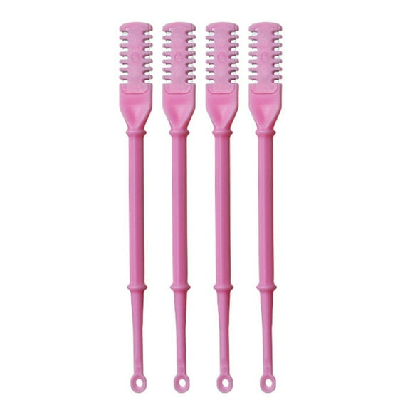 Soumake 4Pcs Nose Hair Trimmer Dual-Side Blades Nostril Hair Remover Tool Rotating Nose Hair Cutter for Men Women Manual Nasal Hair Cutter