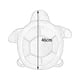 thumbnail image 4 of Almohadillas de tope de tortuga para snowboard, protección de esquí, almohadilla de tope de cadera, esquí desmontable niño rosa, 4 of 9