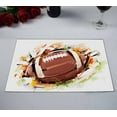 thumbnail image 2 of PKQWTM Sketchy Football Kitchen Dining Table Mats Placemats Size 12x18 Inches, Set of 2 Pieces, 2 of 2