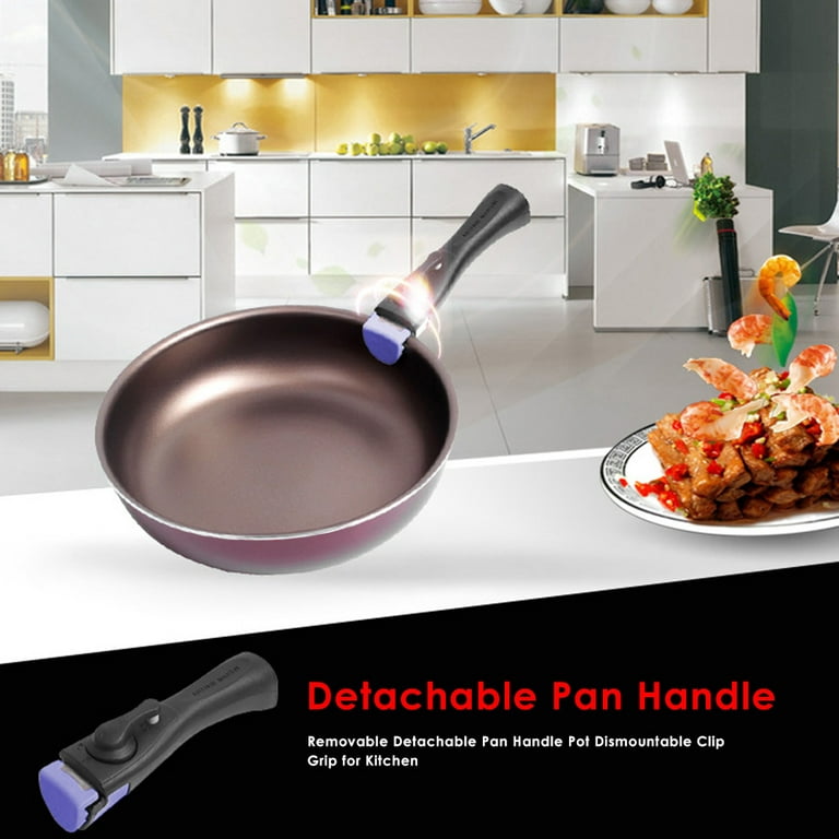 Winnereco Removable Detachable Pan Handle Pot Dismountable Clip Grip for  Kitchen
