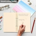thumbnail image 4 of FORMRS 1-Subject Spiral Notebook 8" x 5" College Ruled 60 Refillable Sheet A5 Hard Cover, Light Blue Stripes, 4 of 7
