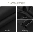 thumbnail image 3 of Romanstile 2 Pack Rectangle Tablecloth - Washable Table Cloth Resistance Microfiber Tablecloth Decorative Table Cover for Dining,Party,Outdoor,Tablecloths 60x102inch,Black, 3 of 7