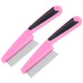 thumbnail image 1 of HLONK 2pcs Stainless Steel Combs Fine Tooth Combs Dandruff Comb Portable Hair Comb, 1 of 6