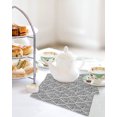 thumbnail image 4 of Black White Kitchen Dish Towels for Drying Dishes Set of 4, Modern Abstract Art Farmhouse Waffle Weave Microfiber Hand Tea Bathroom Towels Quick Dry & Absorbent Towel 12x12, 4 of 7