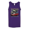 thumbnail image 3 of Ford Mustang Untamed Spirit Cars and Trucks Mens Graphic Tank Top, Purple, Small, 3 of 5
