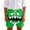 A-Green, variant on Boys Shorts Relaxed 3D Cartoon Suitable Face Elastic Waist Vacation Casual Trouser High Waisted Shorts
