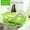 Green, variant on Dish Drying Rack with Drain Board, Countertop Kitchen Organizer for Plates, Bowls, Spoons, Chopsticks & Kitchen Utensilss