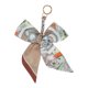 thumbnail image 1 of Ofertas Únicas 1 Pc Charm de Llave Decorativo de Bolso con Lazo de Cinta de Bufanda Larga Tendencia Marrón, 1 of 5