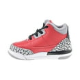 thumbnail image 4 of Jordan 3 Retro SE (TD) Toddler Shoes Fire Red-Cement Grey-Black cq0489-600, 4 of 6