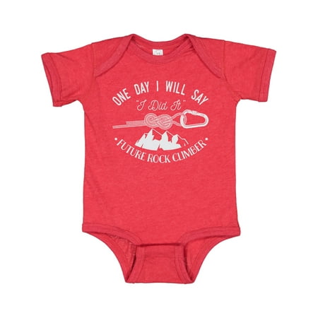 

Inktastic Future Rock Climber Hiking Gift Baby Boy or Baby Girl Bodysuit