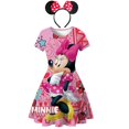 thumbnail image 1 of New Girls Dress Cute Minnie Kids Baby Girls Vestidos Ropa Dibujos animados Mickey Print Summer Dot Manga corta Niños Ropa 2-10Y7-8T (Tag140) Gao Jinjia LED, 1 of 2