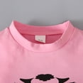 thumbnail image 6 of ASFGIMUJ Toddler Girls Short Sleeve Cartoon Cow Printed T Shirt Pullover Tops Shorts Outfits,Size 3 Months-6 Months, 6 of 6