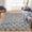 Light Gray, variant on GlowSol Hallway Runner Rug 2x8 Soft Fuzzy Rug Fluffy Geometric Rug Non-Slip Comfy Plush Rug for Bedroom Laundry Kitchen, White Grey
