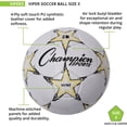 thumbnail image 3 of Champion Sports Viper Soccer Ball - Size 3, 3 of 7