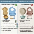 thumbnail image 3 of Set de Alimentación para Bebé Match & Enjoy Diseño de Elefante en Bambú, 3 of 8