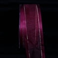 thumbnail image 2 of The Ribbon People Wine Red and Gold Edged Craft Ribbon Trim with Gold Setting 1.5" x 30 Yards, 2 of 2