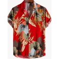 thumbnail image 1 of Chemise de Plage Décontractée à Manches Courtes Hawaïenne pour Hommes Été, 1 of 5