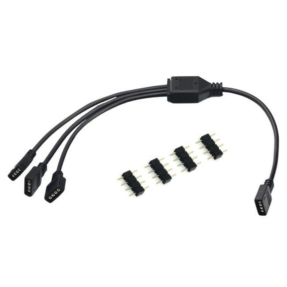 30CM 1 to 3 RGB Splitter Cable - 2 per Pack