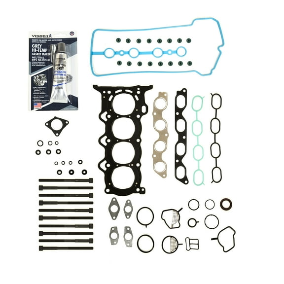 Evergreen HSHB2059 Head Gasket Bolts Set Fit 04-06 Scion xA xB Toyota Echo Yaris 1.5L 1NZFE 1NZFXE