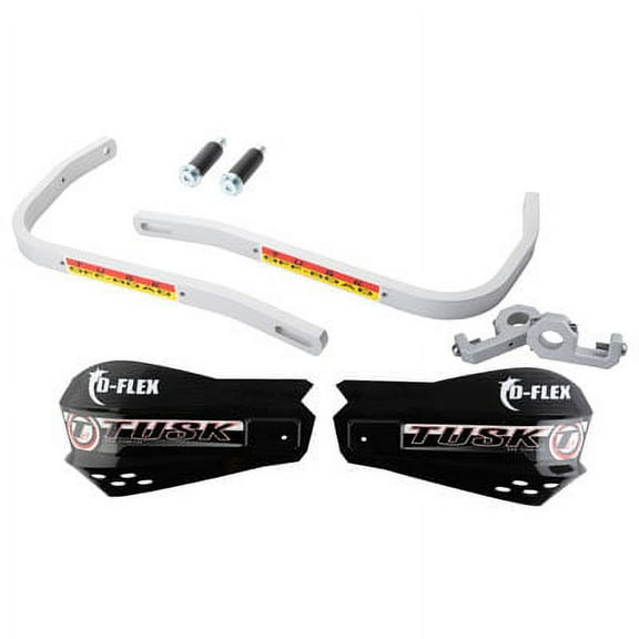 D-Flex Handguards with MX Shields Black 1 1/8" Bar Mounts