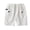 White, variant on Summer Cargo Shorts for Boys Quick Dry Pull-on Scout Shorts with Elastic Waist Kids Outdoor Fishing Shorts for 1-7Y