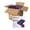 Plum-Case Pack, variant on Jmr Usa Inc. Waffle Weave Thermal Hospital Blanket-108x90 Twin Cotton Throw Blankets for Bed, Sofa, Bedroom Decor, Housewarming Gifts, Layering of Hotels & Bed SheetsSky Blue-6 Pack