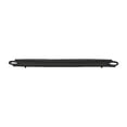 thumbnail image 3 of Sagebrook Home Metal, Set Of 2 26/32", Flat Tray With Ring Handles, Black, Rectangle, 1"H, Solid Color - 32.0" x 6.0" x 1.0", 3 of 8