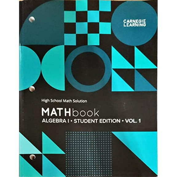 Pre-Owned MATHbook, Algebra I, Volume 1, Fourth Edition, High School Math Solution, Student Edition, c.2022, 9781684597420, 1684597420 Paperback