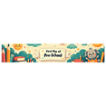 thumbnail image 3 of Colorful and Cheerful First Day Preschool Themed Backdrop Banner with Cartoon Elephant Kids and School Elements Party Decorations for Photography Props Classroom Celebrations Family Gatherings, 3 of 8