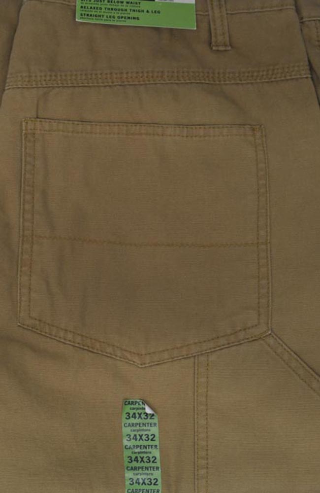 faded glory carpenter canvas pant