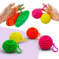 thumbnail image 5 of Decompression Elastic Mesh 3D Deformation Fingertip Sensory Decompression Toy Keychain Worm Big Fidget Toy, 5 of 8