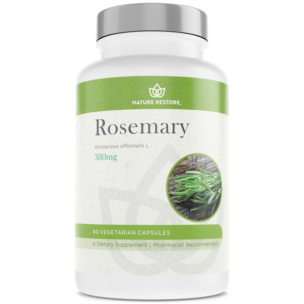 Rosemary Extract Supplement, 20 Percent Carnosic Acid, 90 Capsules