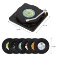 thumbnail image 5 of Drink Coasters Set of 18 Vintage CD Coasters Vinyl Records for Music Lovers, Housewarming Hostess Gifts Style 2, 5 of 7