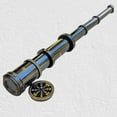 thumbnail image 3 of Working Telescope, Spyglass with Engravable Wooden Case, Brass Monocular Gifts for Backpackers, 3 of 3