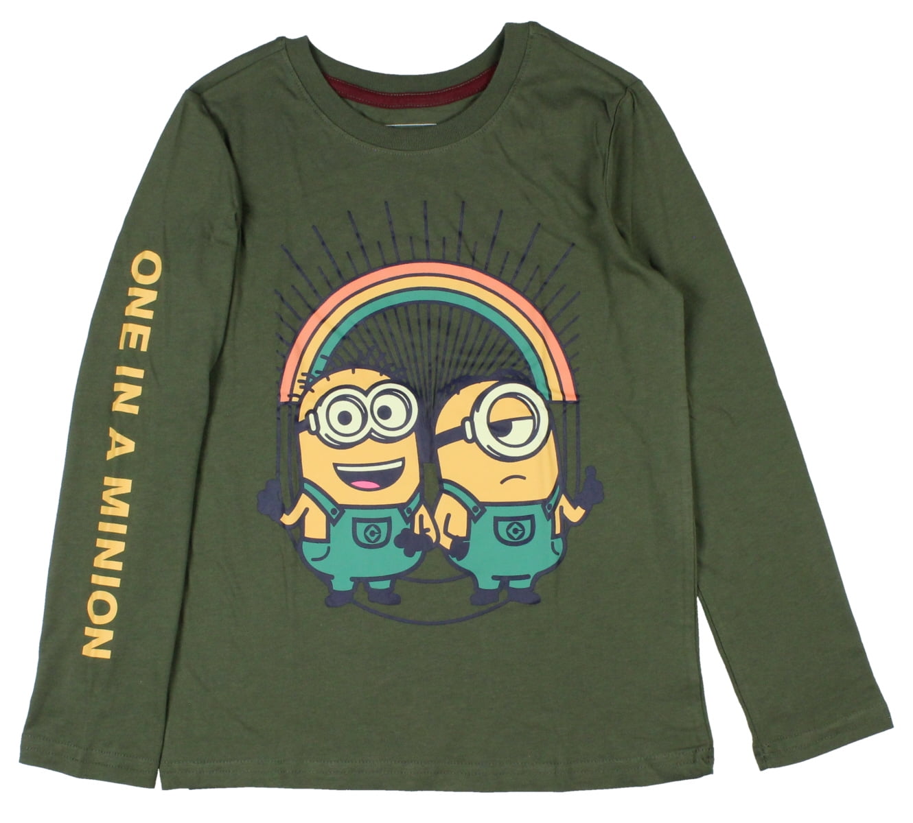 Boys Official Despicable Me Minions & Avengers Long Sleeve Top 4 to 10 Years 