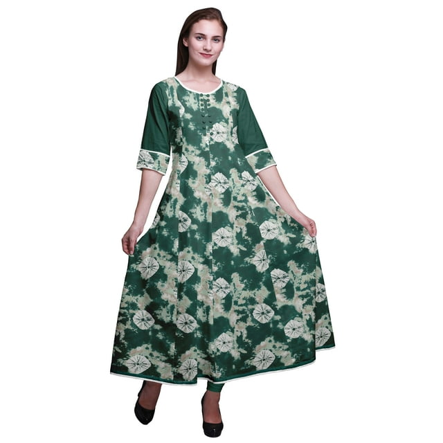 Bimba Longue Kurta Anarkali Indienne Tenue Ethnique pour Femmes IndianKurtis
