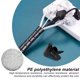 thumbnail image 5 of Protector de Cable negro, organizador de cables, tubo de gestión, envoltura de Cable Flexible, tubo en espiral, cubierta de manga de Cable de oficina, 2M, 5 of 5